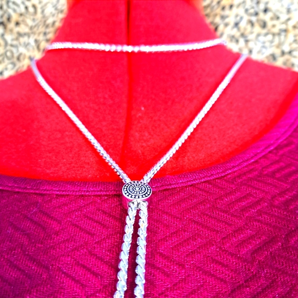 🌈CAROLINE NÉRON JEWELRY SET 2 pc. NECKLACE &EARRINGS 92.5 silver + Clear Quarts - Picture 14 of 14